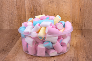 colorful marshmallow candies