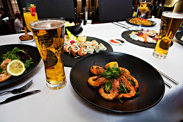 sushi, chinese food menu, food plates