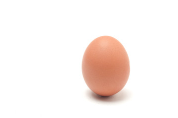 Many eggs on a white scene