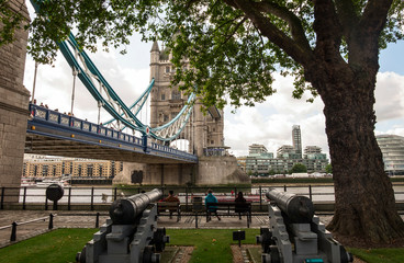 Tower Bridge in London, England, UK