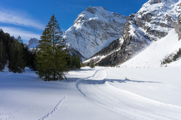 Langlauf Loipe Pertisau Falzthurn Gramai