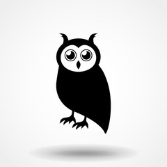 Vector of an owl design on white background, Bird. Animal. Wildlife. Easy editable layered vector illustration.