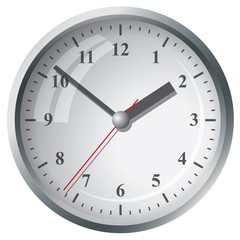 Clock icon. World time concept. Vector illustration.