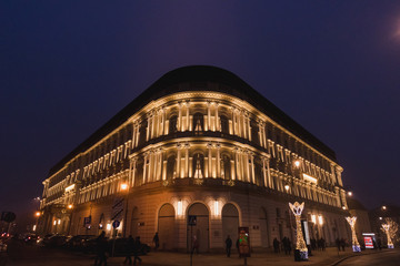 Fancy building in Warsaw