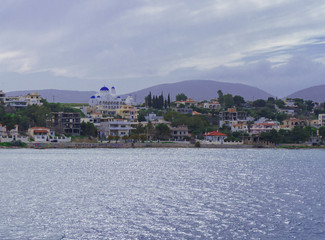 Naklejka premium blue church