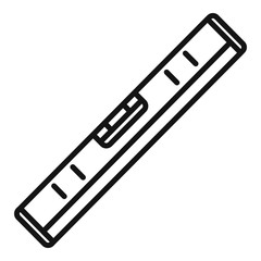 Water balance tool craft icon. Outline water balance tool craft vector icon for web design isolated on white background