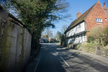 Country Lane in Kent, UK
