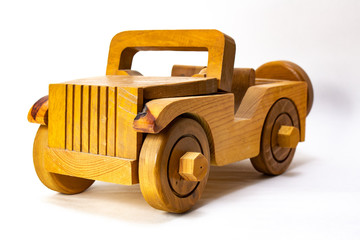 Wood Toy Jeep