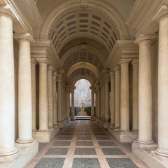 Fototapeta premium Luxury palace with marble columns in Rome