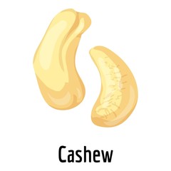 Cashew icon. Cartoon of cashew vector icon for web design isolated on white background