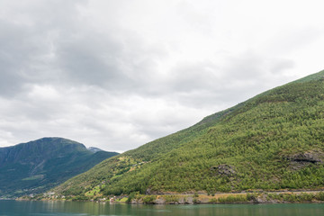 Fototapeta na wymiar Flaam Fjord 