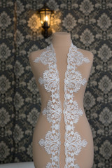 lace stock photo on dummy, mannequin.
