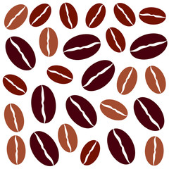 vector coffee beans background
