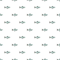 Fresh fish from sea icon. Flat illustration of fresh fish from sea vector icon for web design