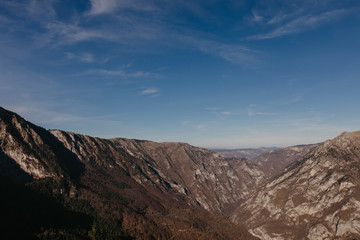 Plakat Zabljak in Montenegro , mountain view.