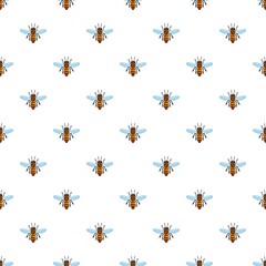 Bee queen of insect icon. Flat illustration of bee queen of insect vector icon for web design
