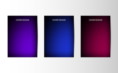 Fototapeta premium Modern vector template for brochure, leaflet, flyer, cover. abstract background.Vector illustration.