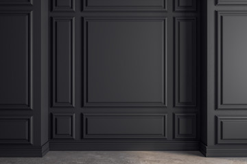 Clean classical interior with copyspace