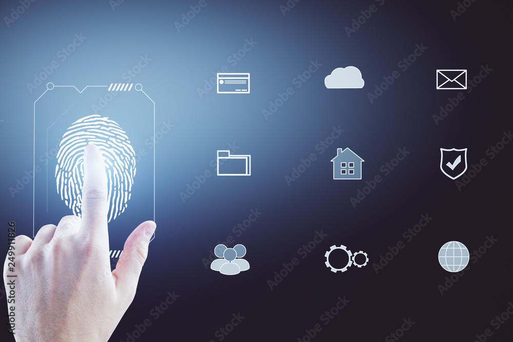 Poster password and verification concept