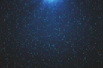 Creative binary code wallpaper