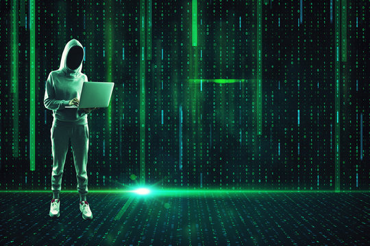 Hacking and attack concept