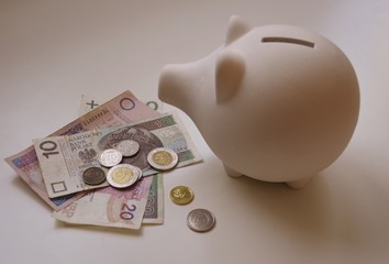 oszczędności, pieniądze, bank, © Ewa