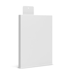 Blank book with a bookmark mockup