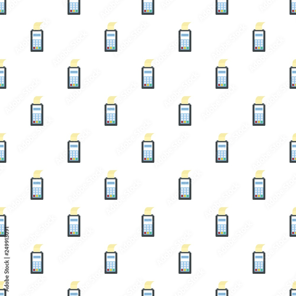 Poster payment by credit card pattern seamless vector repeat for any web design