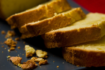 Delicious homemade sandcake