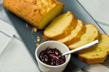 Delicious homemade sandcake