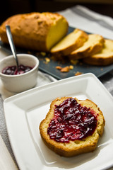Delicious homemade sandcake