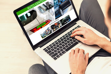 Car Rental Salesman Automobile Vehicles Concept