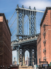 Obraz premium Pod mostem Manhattan