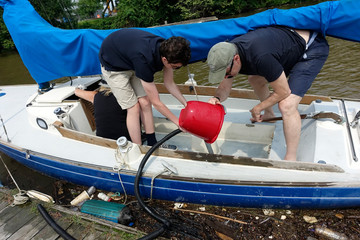 WASHINGTON DC USA. Buzzard Point, old run down industrial area used for cross-fit, parking, metal...