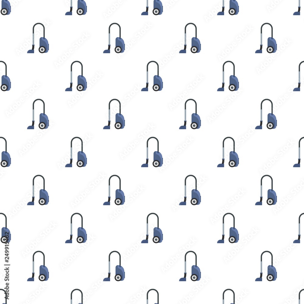 Poster house vacuum cleaner pattern seamless vector repeat for any web design