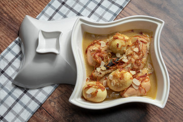 Chicken and egg curry