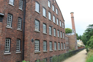 Old industrial english building