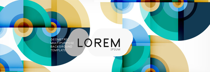 Modern circle background