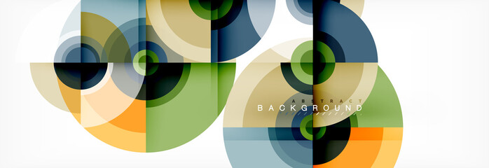 Obraz premium Modern circle background