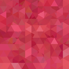 Pink triangle vector background. Can be used in cover design, book design, website background. Vector illustration