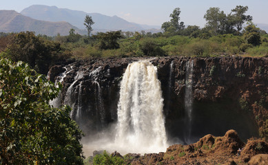 Obraz premium Cataratas del Nilo Azul, Etiopía.