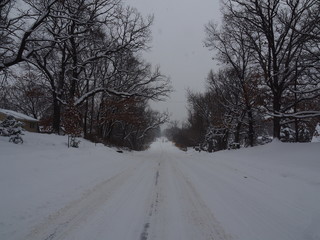 Snowy, Empty Road