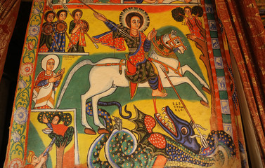 Monasterio Azewa Mariam, Península Zege, Lago Tana, Etiopía