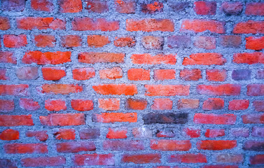 red brick wall background