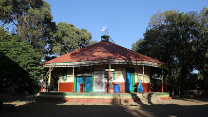 Iglesia Tekla Haimonot en Gondar, Etiopía