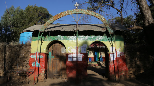 Iglesia Tekla Haimonot en Gondar, Etiop&iacute;a