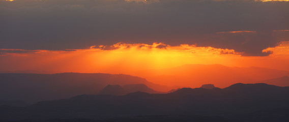 Atardecer en Lalibela, Etiopía