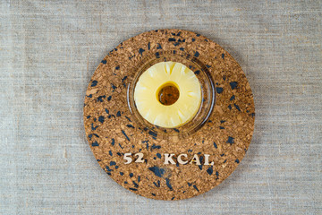 calorie foods pineapple 52 kcal 100 grams diet