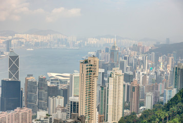 Hong Kong cityscape from Victoria Peak