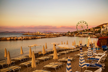 The beach of the island of ischia, italy